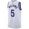 Cody Williams Utah Jazz Nike Unisex Swingman Jersey - White - Detail View
