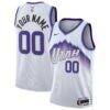Utah Jazz Nike Unisex Swingman Custom Jersey - White - Front View