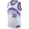 Utah Jazz Nike Unisex Swingman Custom Jersey - White - Side View