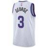 Keyonte George Utah Jazz Nike Unisex Swingman Jersey - White - Detail View
