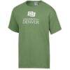 Denver Pioneers ComfortWash Distressed T-Shirt - Green - Side View