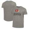 Denver Pioneers Champion Ultimate Tri-Blend T-Shirt - Gray - Front View