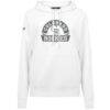 Colorado Rockies Levelwear Women's Adorn Banner Arch Hoodie - White - Side View