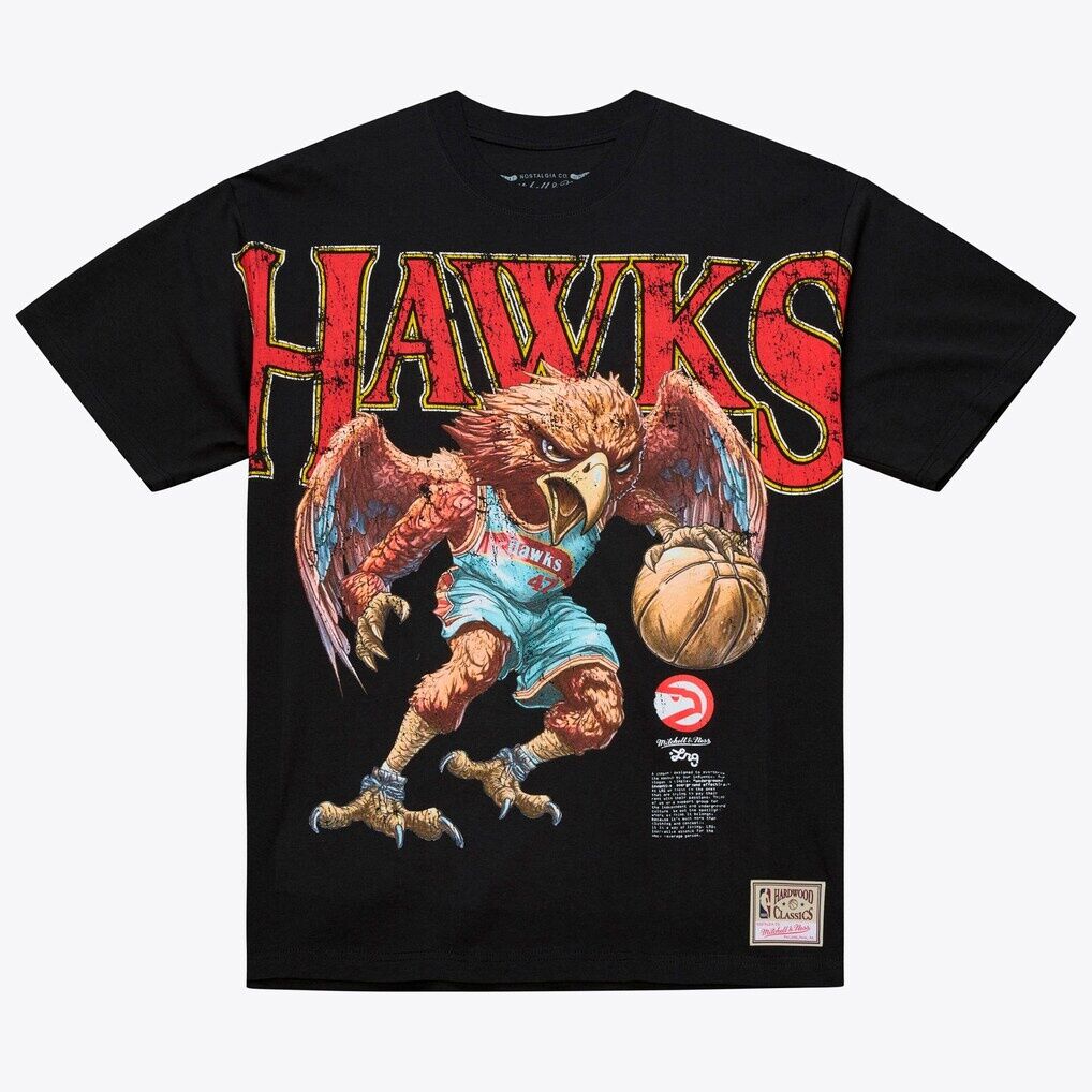 Atlanta Hawks Mitchell & Ness x LRG Wild Art T-Shirt