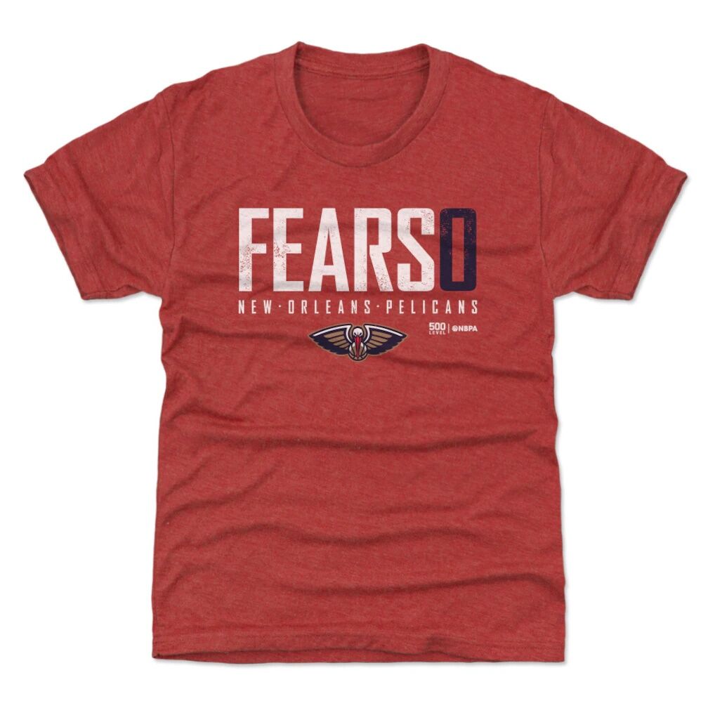 Jeremiah Fears New Orleans Pelicans 500 Level Youth Elite T-Shirt