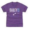 Ace Bailey Utah Jazz 500 Level Youth Elite T-Shirt - Purple - Front View