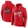 Atlanta Dream Hustle Custom Hoodie - Red - Front View