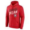 Atlanta Dream Hustle Custom Hoodie - Red - Side View