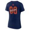 Connecticut Sun Women's Hustle Custom V-Neck T-Shirt - Navy - Detail View