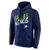 Dallas Wings Hustle Custom Hoodie - Navy - Side View