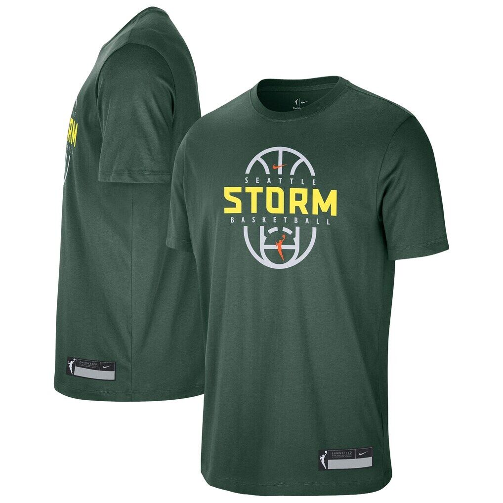 Seattle Storm Nike Unisex 2026 On-Court Authentic Practice Premium T-Shirt
