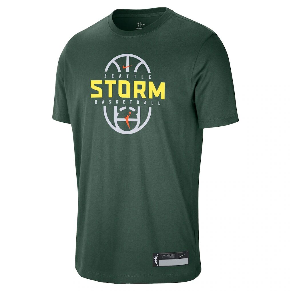 Seattle Storm Nike Unisex 2026 On-Court Authentic Practice Premium T-Shirt
