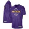 Los Angeles Sparks Nike Unisex 2026 On-Court Authentic Practice Premium T-Shirt - Purple - Front View