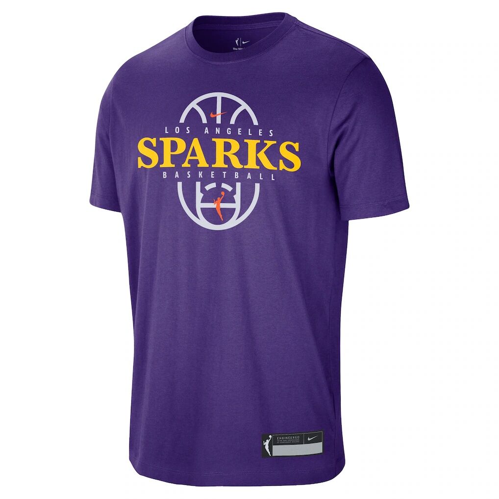 Los Angeles Sparks Nike Unisex 2026 On-Court Authentic Practice Premium T-Shirt