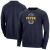 Indiana Fever Nike Unisex 2026 On-Court Practice Dri-FIT Sweatshirt - Navy - Front View