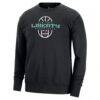 New York Liberty Nike Unisex 2026 On-Court Practice Dri-FIT Sweatshirt - Black - Side View