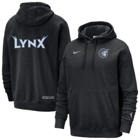 Minnesota Lynx Nike Unisex Standard Issue Rebel Edition Hoodie - Black - Front View