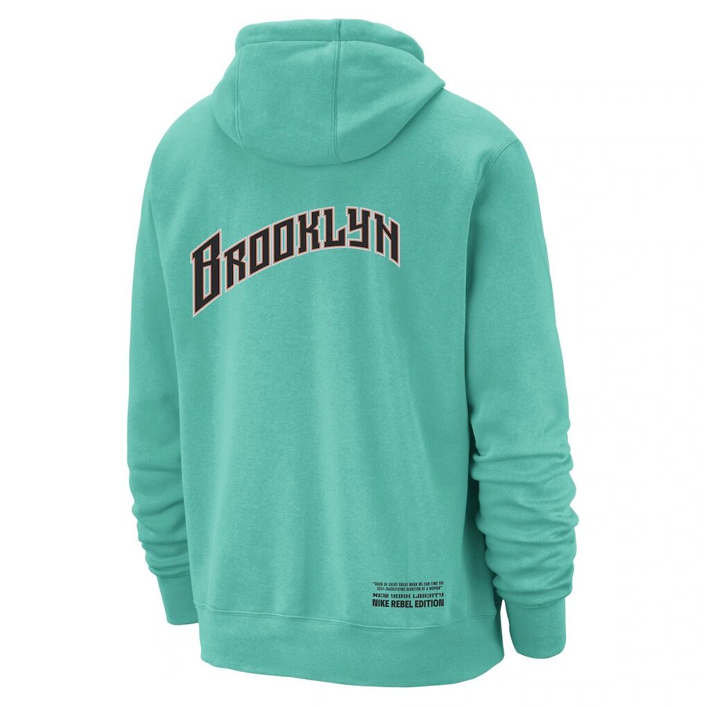 New York Liberty Nike Unisex Standard Issue Rebel Edition Hoodie - Mint