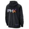 Phoenix Mercury Nike Unisex Standard Issue Rebel Edition Hoodie - Black - Detail View