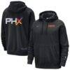 Phoenix Mercury Nike Unisex Standard Issue Rebel Edition Hoodie - Black - Front View