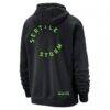 Seattle Storm Nike Unisex Standard Issue Rebel Edition Hoodie - Black - Detail View