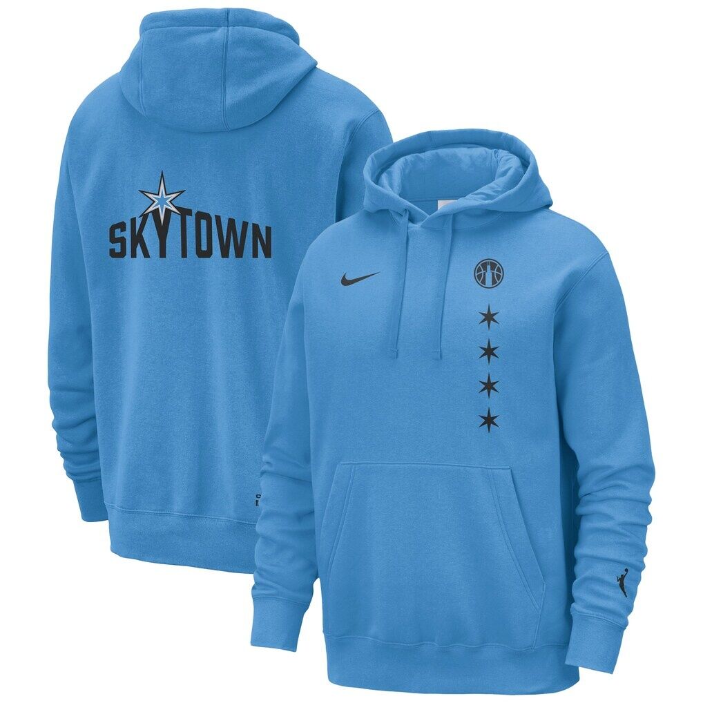Chicago Sky Nike Unisex Standard Issue Rebel Edition Hoodie - Sky Blue
