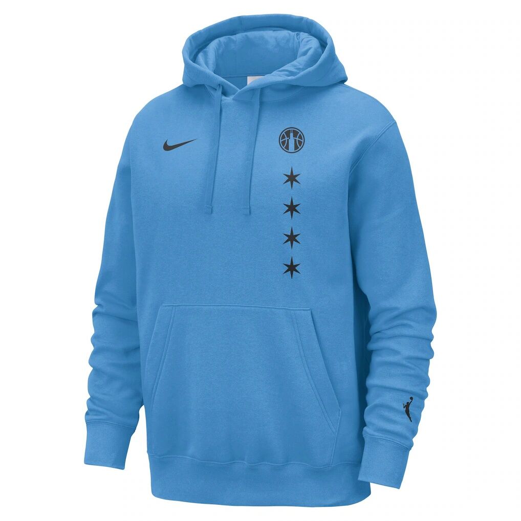 Chicago Sky Nike Unisex Standard Issue Rebel Edition Hoodie - Sky Blue