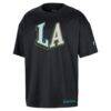 Los Angeles Sparks Nike Unisex Standard Issue Rebel Edition T-Shirt - Black - Front View