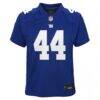 Cam Skattebo New York Giants Nike Youth Team Game Jersey - - Side View