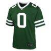 Braelon Allen New York Jets Nike Youth Team Game Jersey - Green - Side View