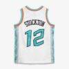 John Stockton 1996 NBA All-Star Game Mitchell & Ness Youth Hardwood Classics Swingman Jersey - White - Detail View
