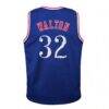 Bill Walton LA Clippers Mitchell & Ness Youth 1984/85 Hardwood Classics Swingman Jersey - - Detail View