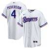 Joc Pederson Texas Rangers Nike Youth Home Replica Jersey - White - Front View