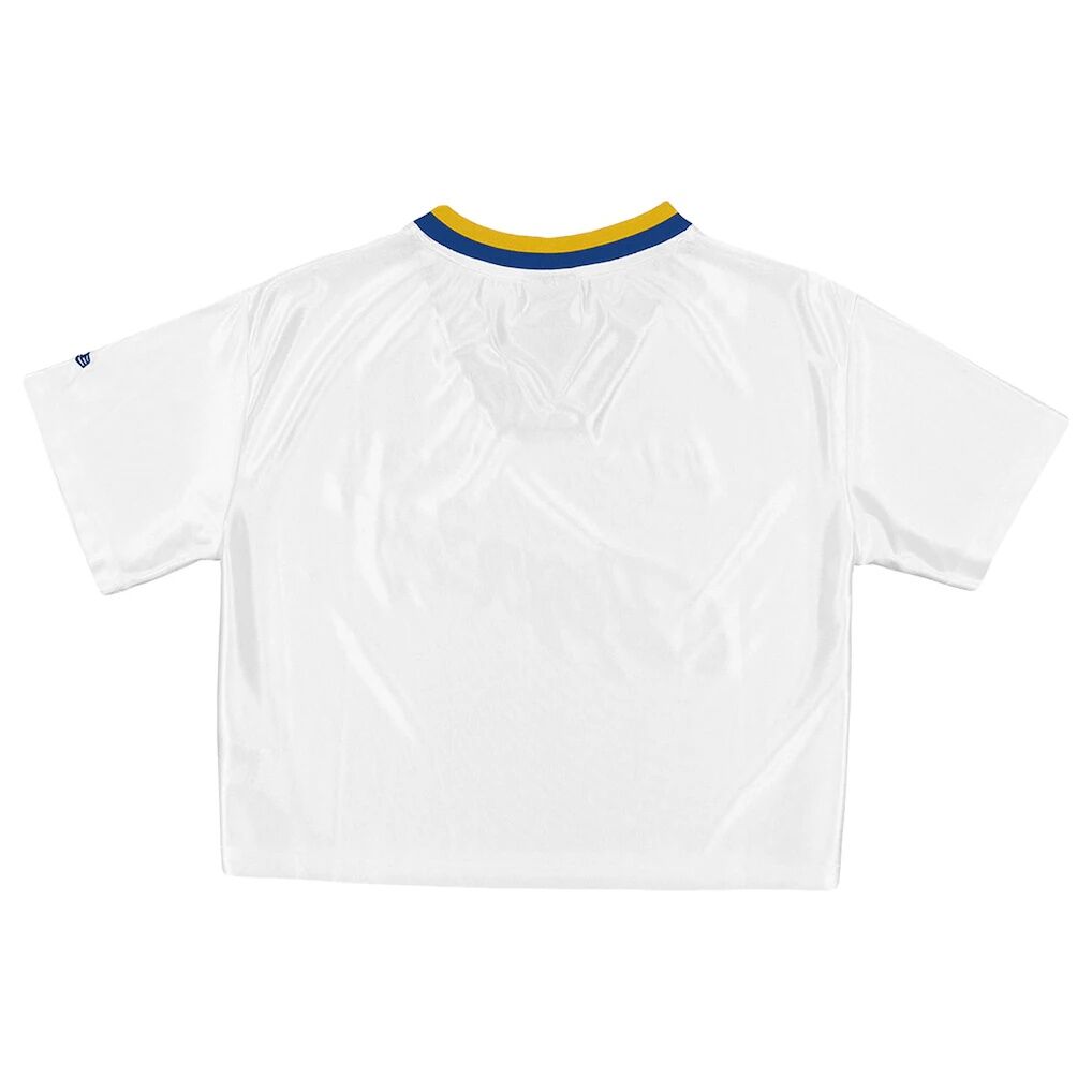 Golden State Warriors New Era Women's Sport Classics Capsule Boxy Cropped Fashion Jersey