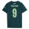 Erling Haaland Manchester City Puma x EA SPORTS FC Youth 2025/26 Fourth Jersey - Green - Detail View