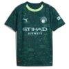 Erling Haaland Manchester City Puma x EA SPORTS FC Youth 2025/26 Fourth Jersey - Green - Side View