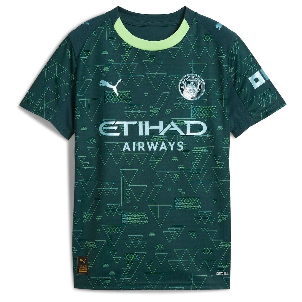 Erling Haaland Manchester City Puma x EA SPORTS FC Youth 2025/26 Fourth Jersey