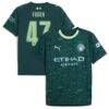 Phil Foden Manchester City Puma x EA SPORTS FC 2025/26 Fourth Jersey - Green - Front View