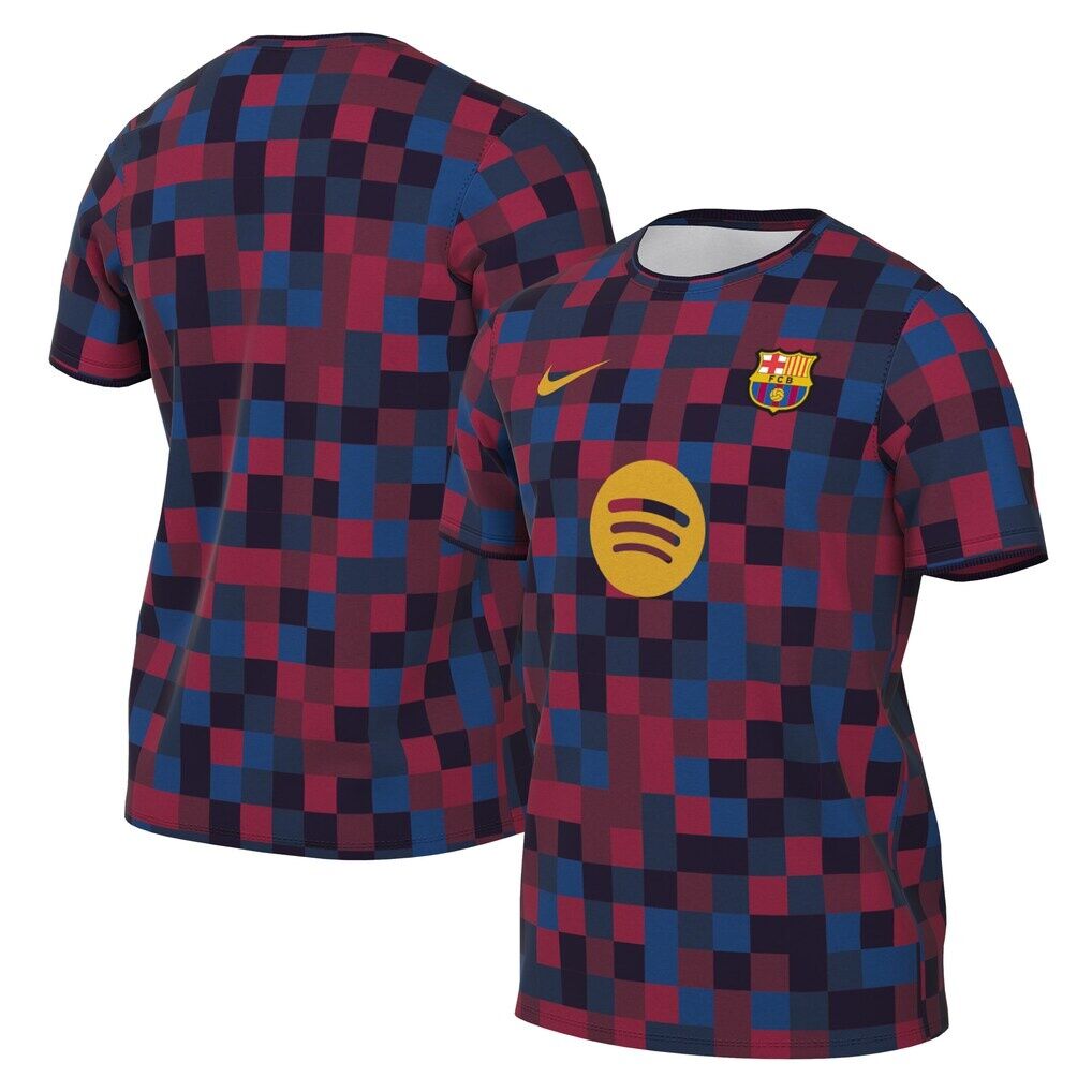 Barcelona Nike 2026/27 Home Pre-Match Top – Garnet