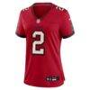 Emeka Egbuka Tampa Bay Buccaneers Nike Women's Team Game Jersey - Red - Side View