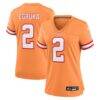 Emeka Egbuka Tampa Bay Buccaneers Nike Women's Alternate 2 Game Jersey - - Front View