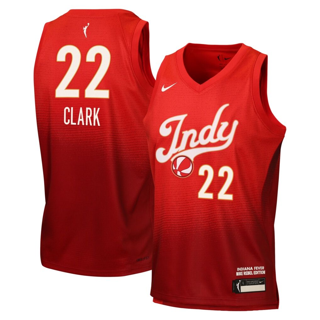 Caitlin Clark Indiana Fever Nike Youth Victory Jersey - Rebel Edition