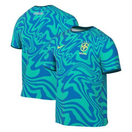 Brazil National Team Nike 2026 Academy Pro Pre-Match Top - Green - Front View