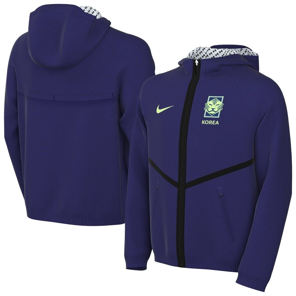 South Korea National Team Nike Youth 2026 Anthem Full-Zip Hooded Jacket