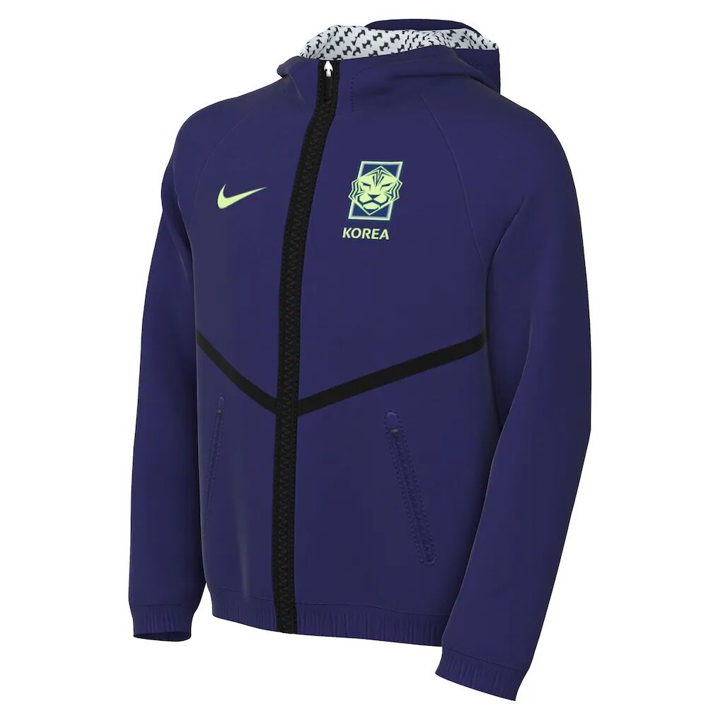 South Korea National Team Nike Youth 2026 Anthem Full-Zip Hooded Jacket