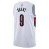 Jerami Grant Portland Trail Blazers Nike Unisex Swingman Jersey - White - Detail View