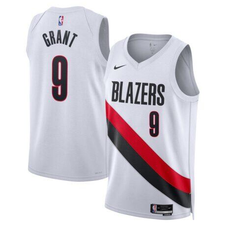 Jerami Grant Portland Trail Blazers Nike Unisex Swingman Jersey - White - Front View