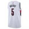 Jrue Holiday Portland Trail Blazers Nike Unisex Swingman Jersey - White - Detail View