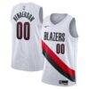 Scoot Henderson Portland Trail Blazers Nike Unisex Swingman Jersey - White - Front View