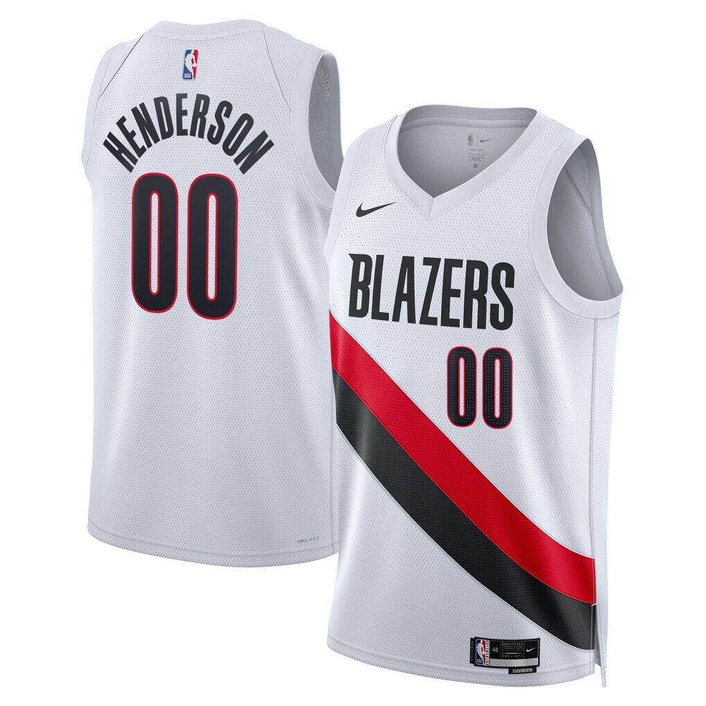 Scoot Henderson Portland Trail Blazers Nike Unisex Swingman Jersey - Association Edition